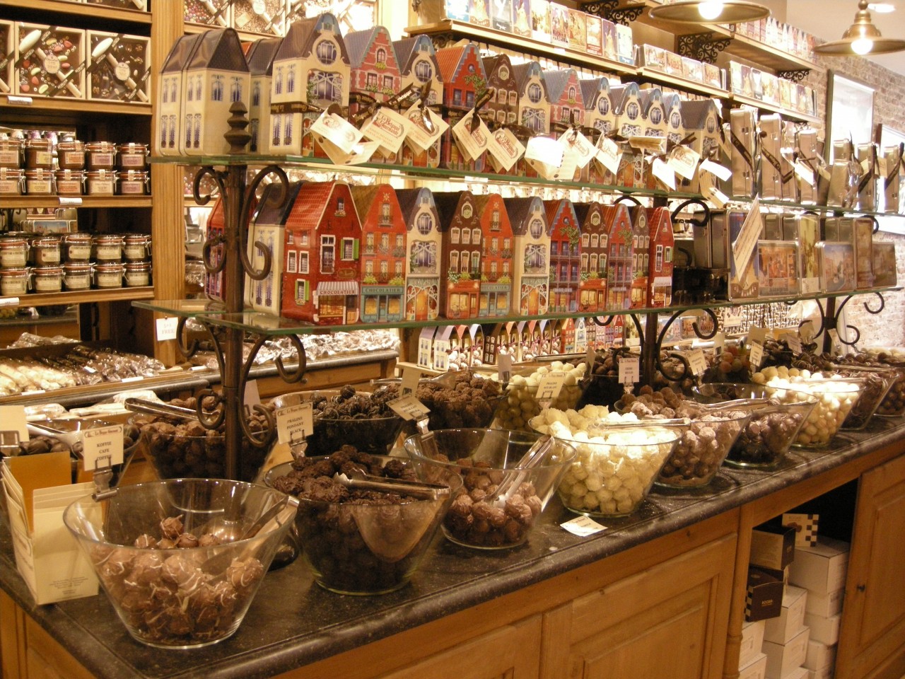Chocolate shop Bruges Belgium