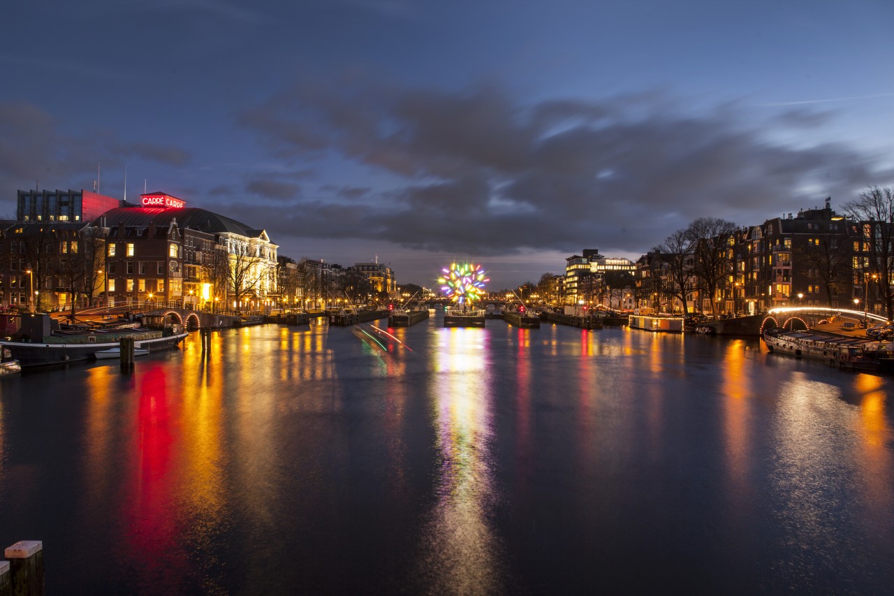 Amsterdam light show