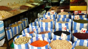 Spices for Sale in the Lavinsky Market, Tel Aviv